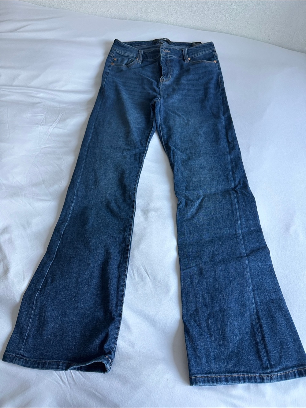 Liverpool Dark Blue Wide-Leg Jeans